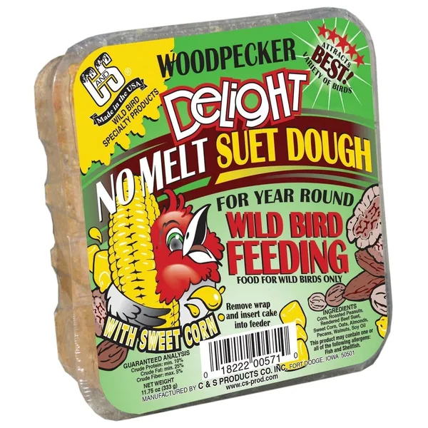 C&S 11.75oz Woodpecker Delight No Melt Suet Dough