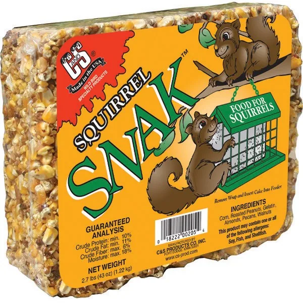 C&S 2.7 lbs Squirrel Snack Cake