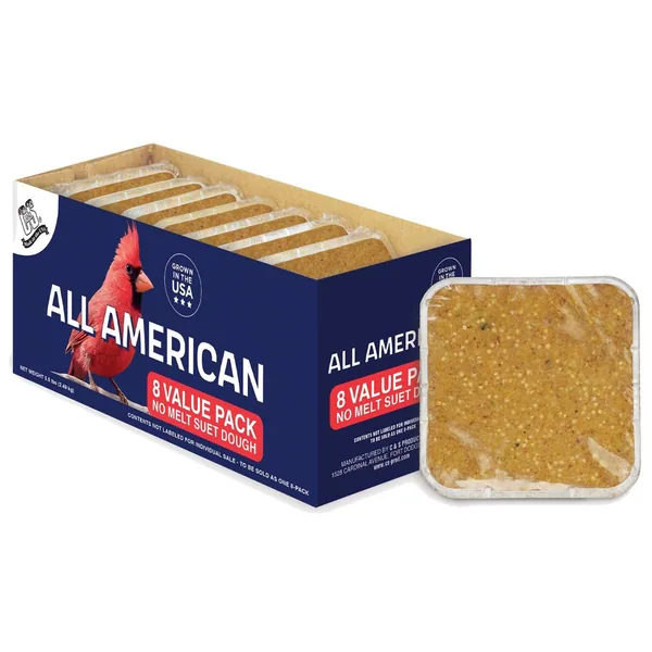 C&S 8pk Suet Cakes No Melt Dough All American