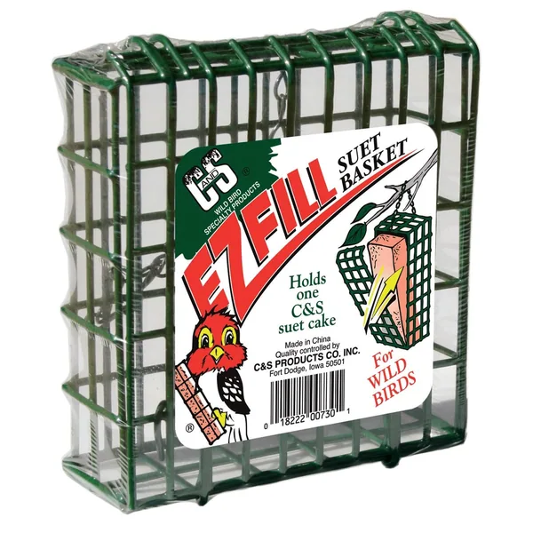 C&S EZ Fill Suet Basket Green