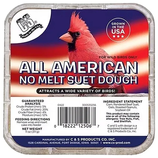 C&S Single Suet Cake No Melt Dough All American - Image 2