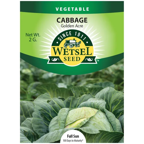 Cabbage, Golden Acre 2 Grams