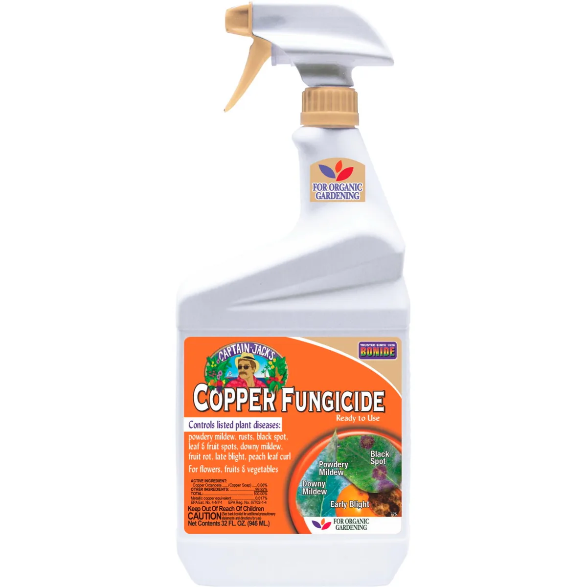 Captain Jacks Qt Copper Fungicide RTU - Image 2