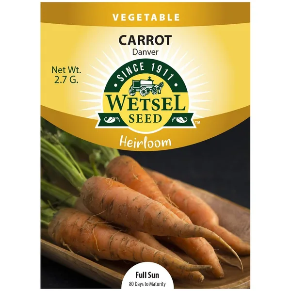 Carrot, Heirloom Danver 2.7 Grams
