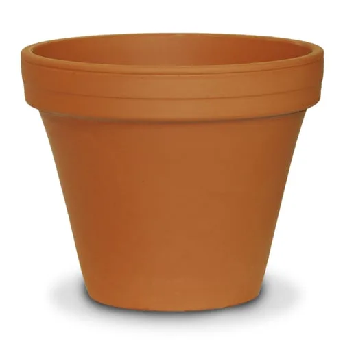 Ceramo 4.25" Azalea Pot Red Clay - Image 2