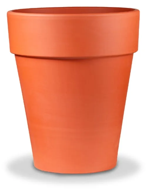 Ceramo 7.75" Azalea Pot Red Clay - Image 2