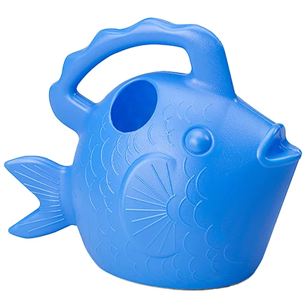 Character.75gal Watering Can Fish Blue