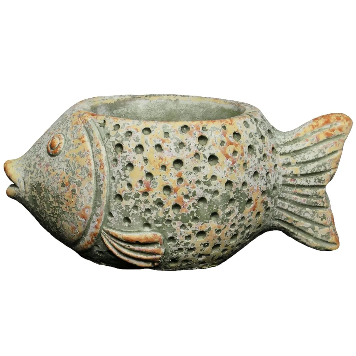 CHG Cement Coral Fish Planter - 1 Planter - Image 2