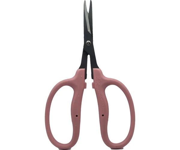 Chikamasa B-500SRFP Scissors, Curved Blade, Fluorine Coated, Pink