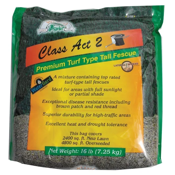 Class Act 2 Turf Fescue 16 lbs Each