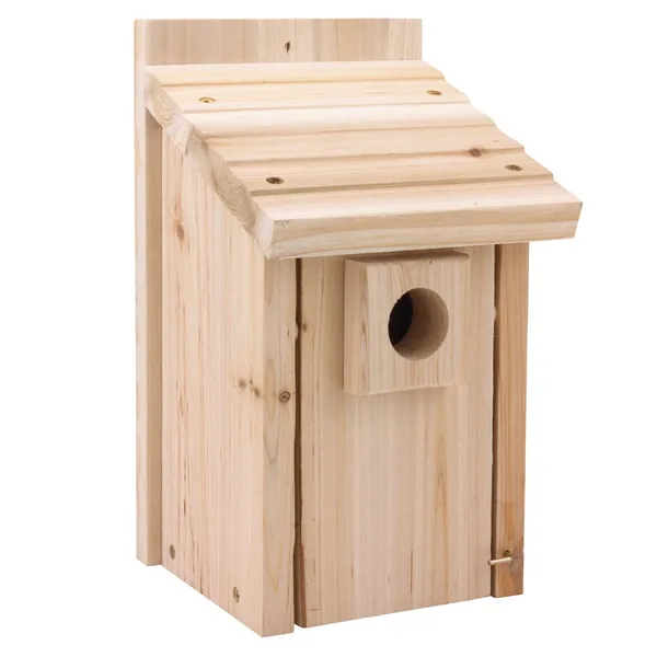 Classic Bluebird House Natural Wood w/ Vent