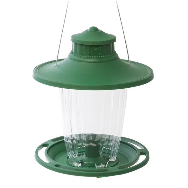 Classic Large Lantern Plastic Hopper Feeder 3.8 lbs Capacity