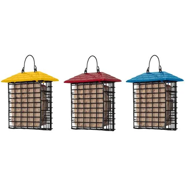 Classic Single Suet Feeder with Weather Guard - Image 2