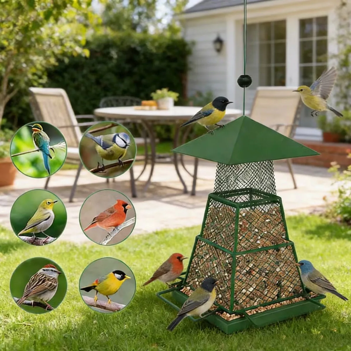 Classic Topsy Tails Finch Feeder 1.4 lbs Capacity - Image 2