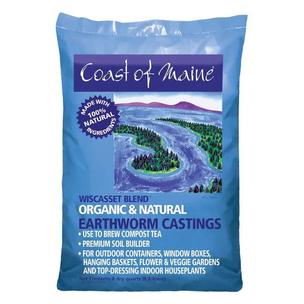 CME 8qt Wiscasset Earthworm Castings — Case of 6