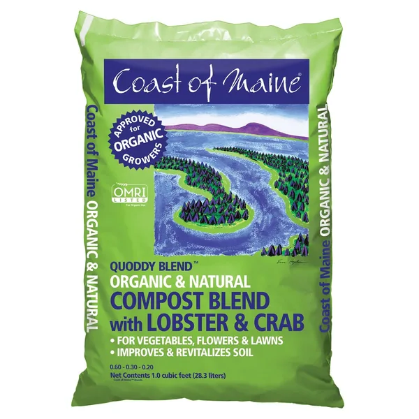 Coast Of Maine Organic Product CME 1cf Quoddy Blend Lobster Compost