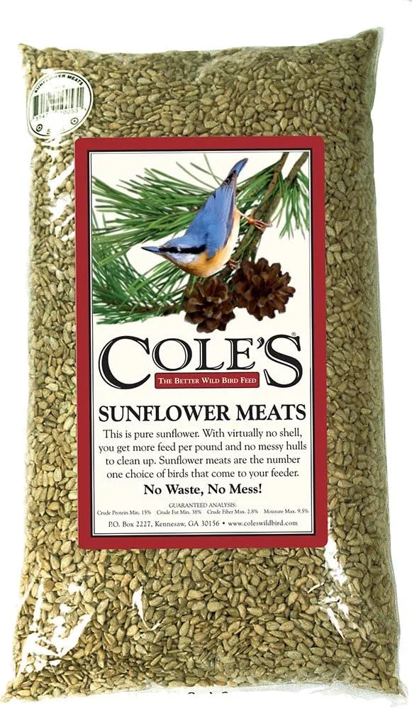 Coles 20 lbs Sunflower Meats Seed - Image 2