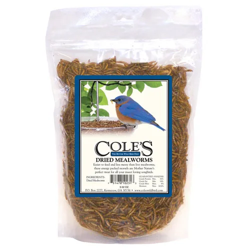 Coles 9.15oz Dried Mealworms Large - Image 2
