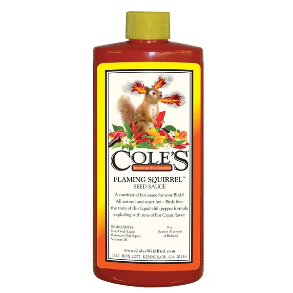 Coles Flaming Squirrel Seed Sauce MADE IN THE USA