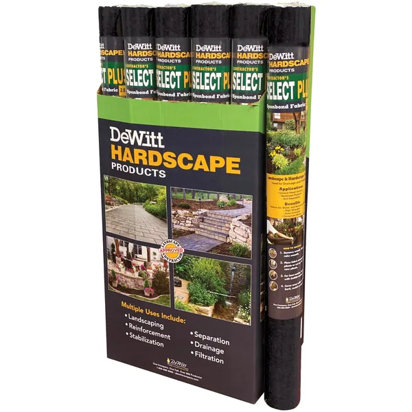 Contractor Select Plus 3'x50' 2.5oz Fabric Black