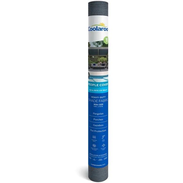 Coolaroo 6'x15' Heavy Fabric Slate 90% Shade