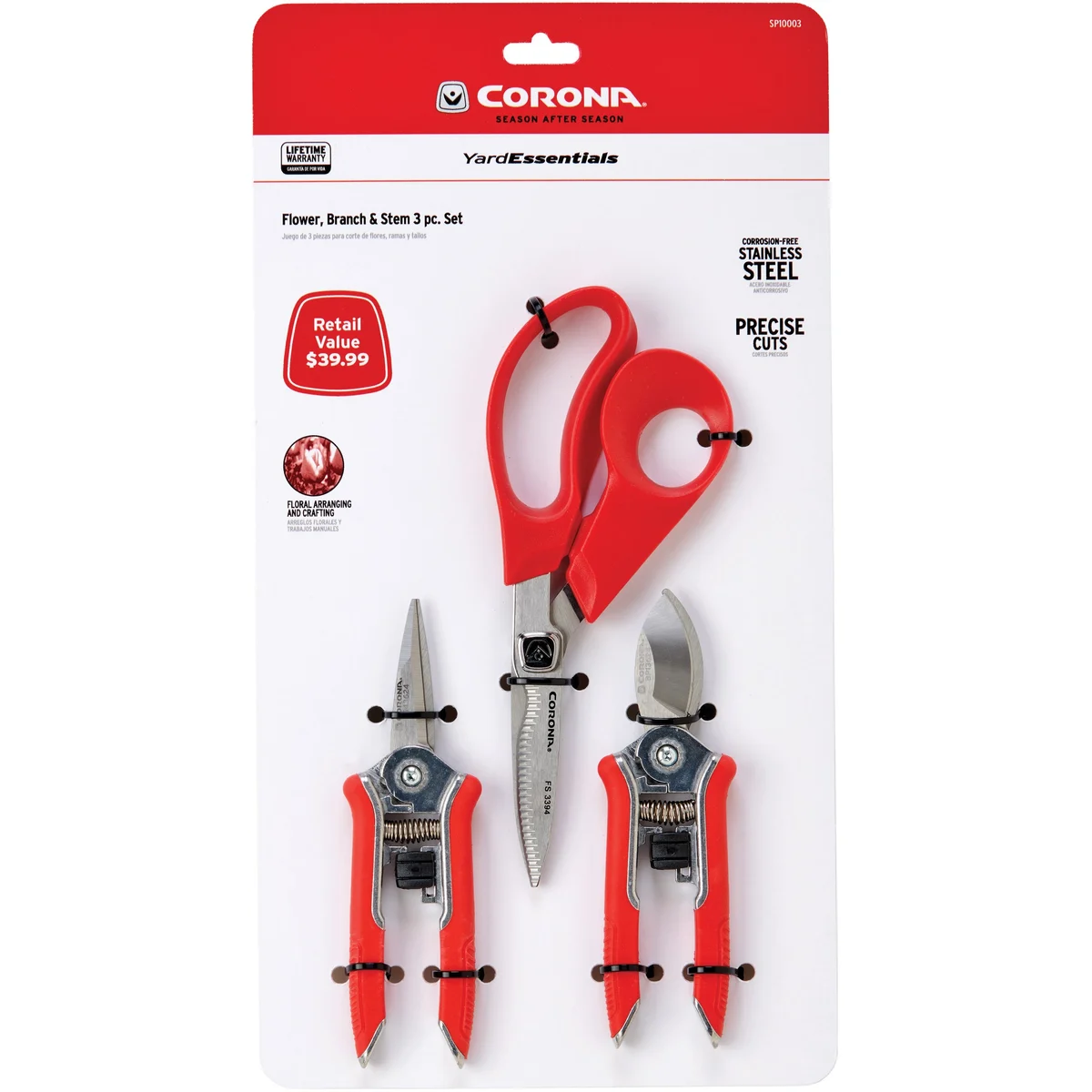 Corona Flower, Branch & Stem Set