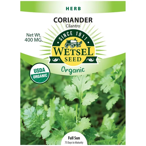 Corriander, Organic 400mg
