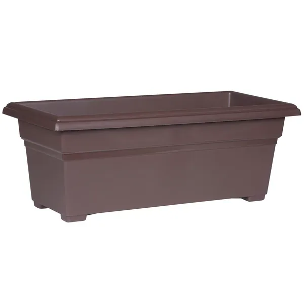 Countryside 27" PatioTub Brown Rectangular Planter - Image 2