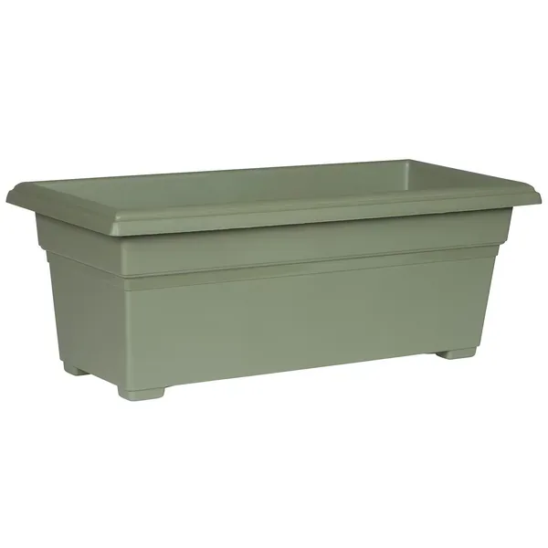Countryside 27" PatioTub Sage Rectangular Planter - Image 2