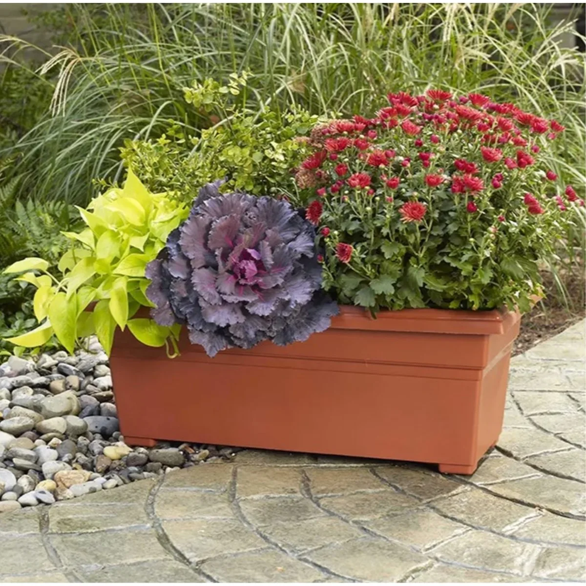 Countryside 27" PatioTub Terra Rectangular Planter - Image 2