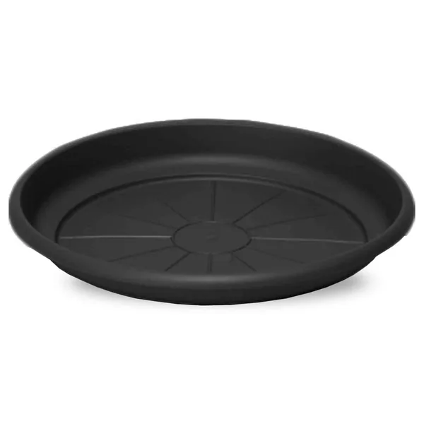 Crescent 9.5" Emma Saucer Black