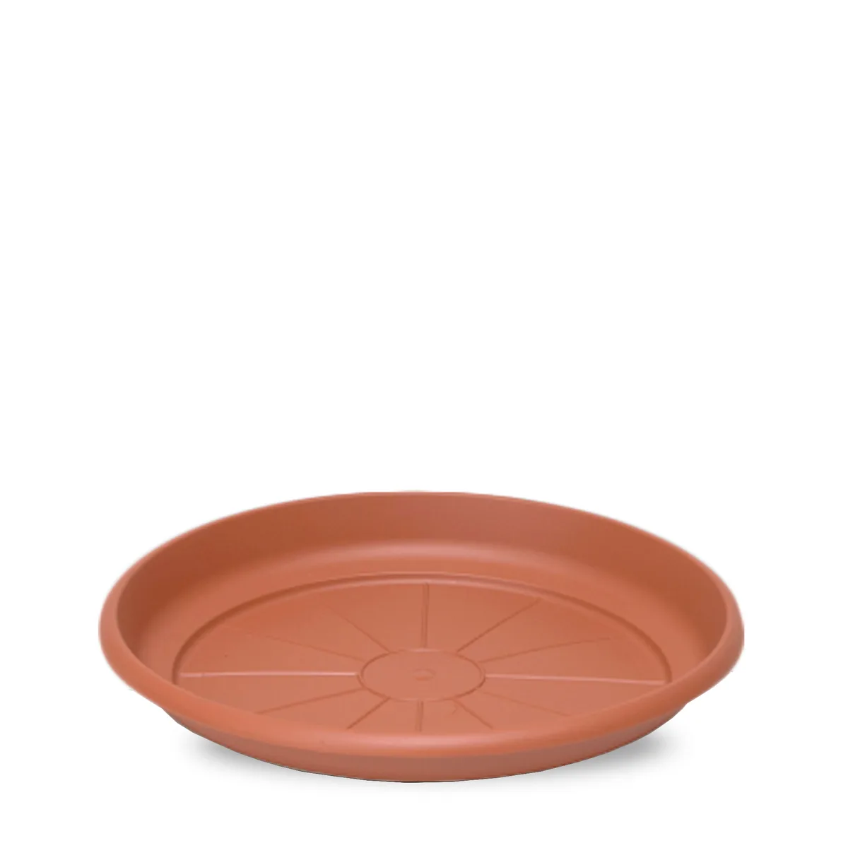 Crescent 9.5" Emma Saucer Terra Cotta - Image 2