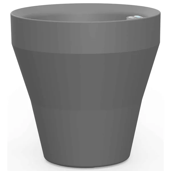 Crescent Rim TruDrop Planter Slate
