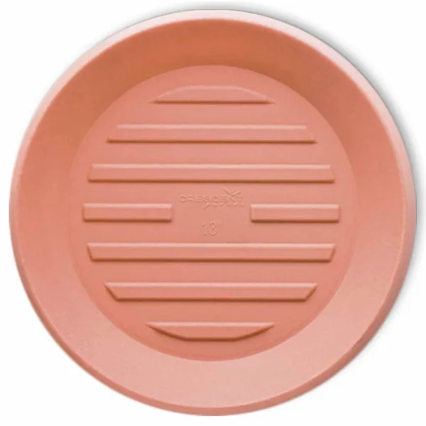 Crescent Round Universal Saucer Weathered Terracotta