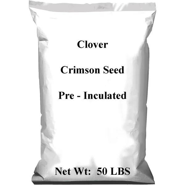 Crimson Clover Pre-Inoculated & Coated 50 lbs