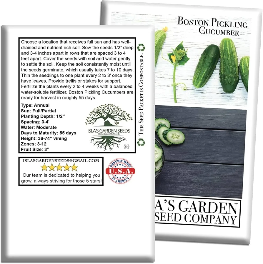 Cucumber, Boston Pickling 1/2oz - Image 2