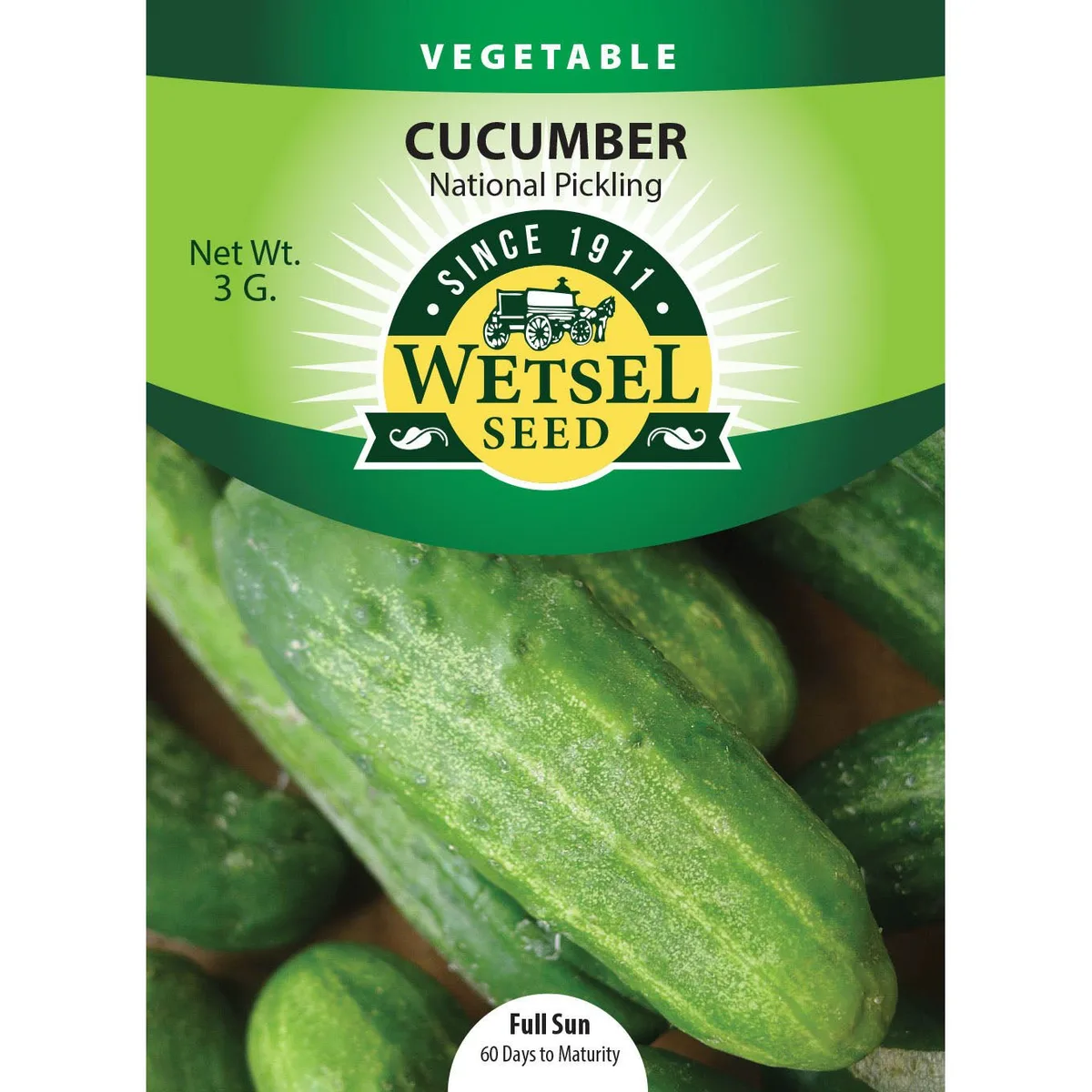 Cucumber, Heirloom National Pickling 4 Grams - Image 2