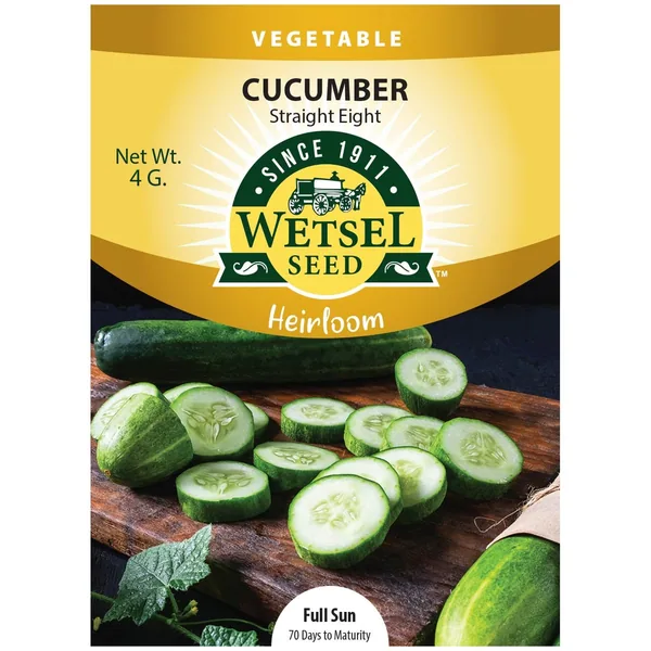 Cucumber, Heirloom Straight 8 4 Grams