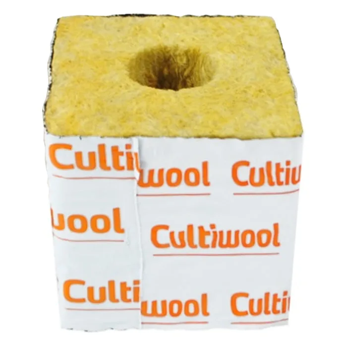 Cultiwool 3" x 3" x 3" Rockwool Block (Case of 400) - Image 2