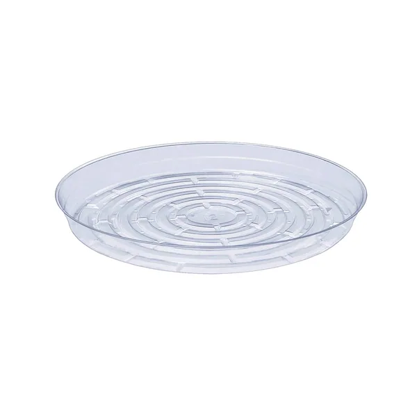Curtis Wagner Plastics CWP 12" Clear Vinyl Plant Saucer
