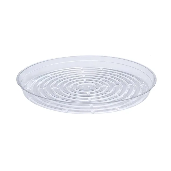 Curtis Wagner Plastics CWP 14" Clear Vinyl Plant Saucer
