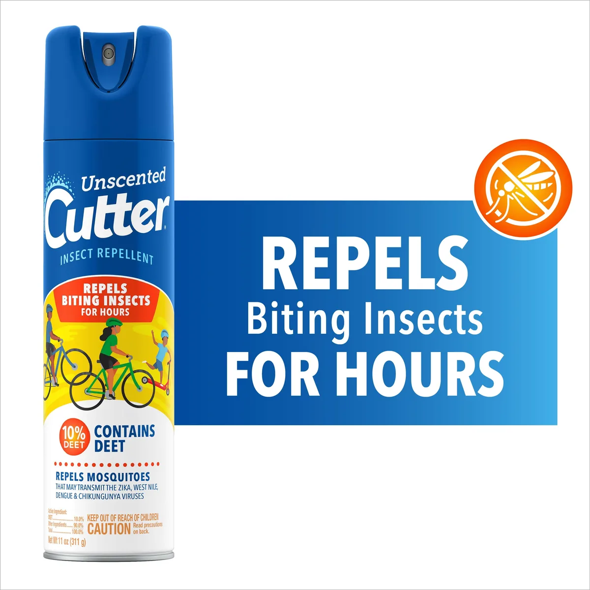 Cutter 11oz Unscented 10% Deet - Image 2