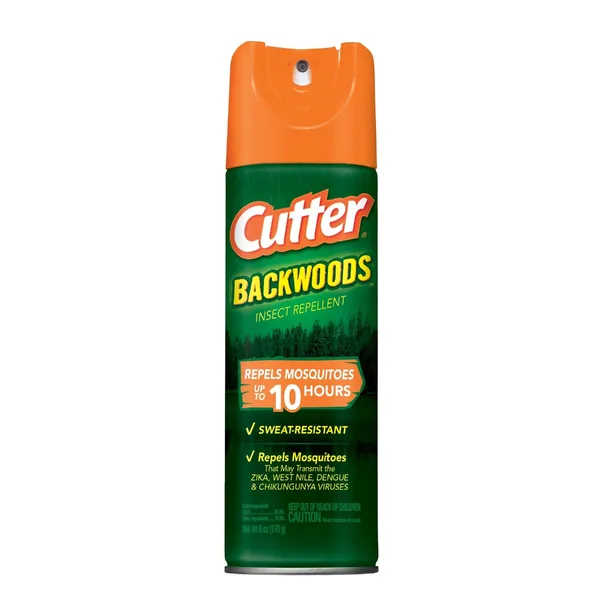 Cutter 6oz Backwoods 25% Deet Mosquito Repellent Aerosol
