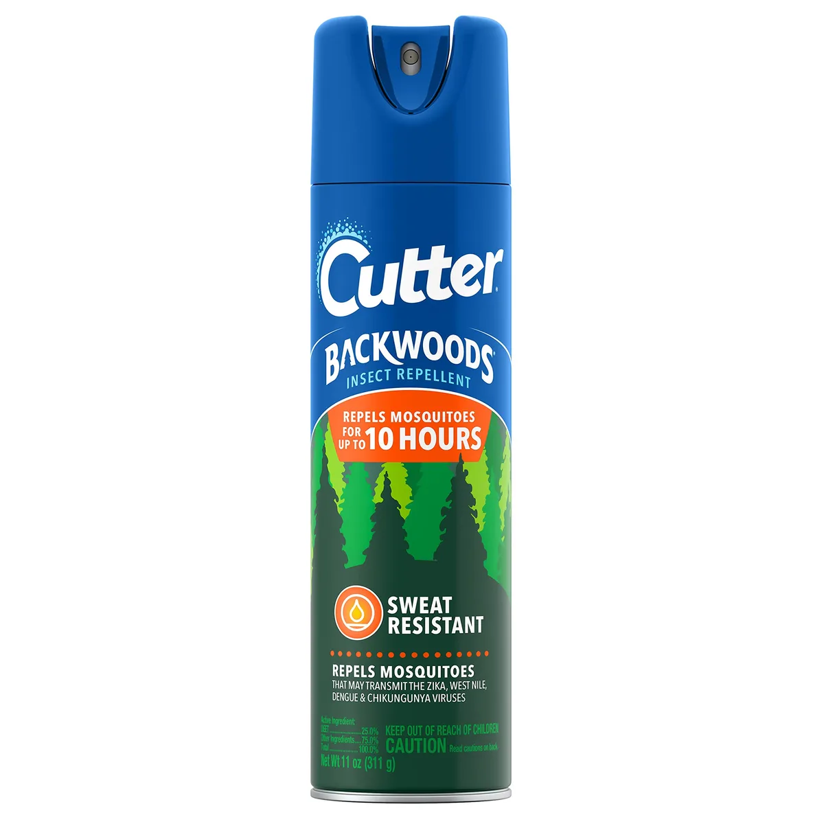 Cutter Backwoods 11oz Aerosol 25 % Deet - Image 2