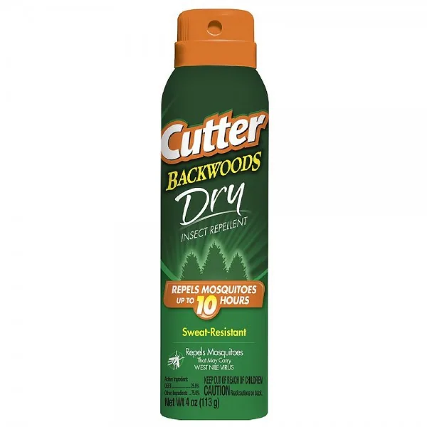 Cutter Backwoods 4oz Dry Aerosol 25% Deet