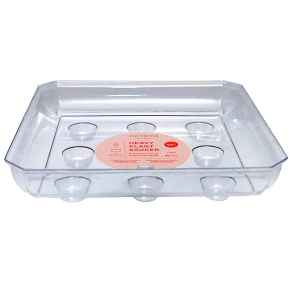 CWP Square Carpet Saver Heavy Footed Saucer