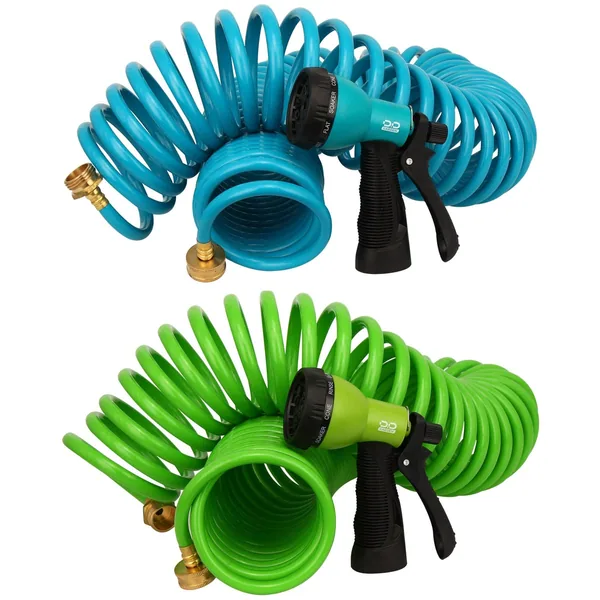 D&D Garden 50' Self Coiling Hose