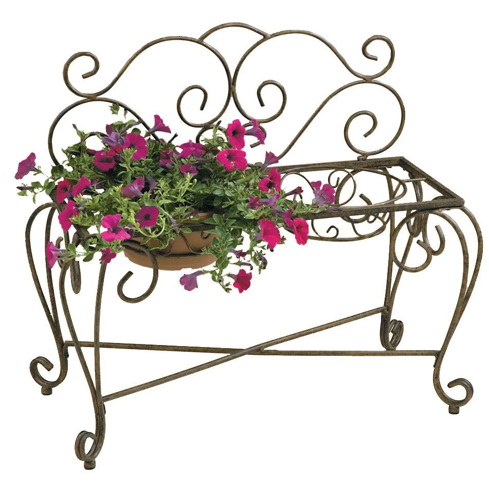Deer Park Ironworks 2 Pot Bench Planter