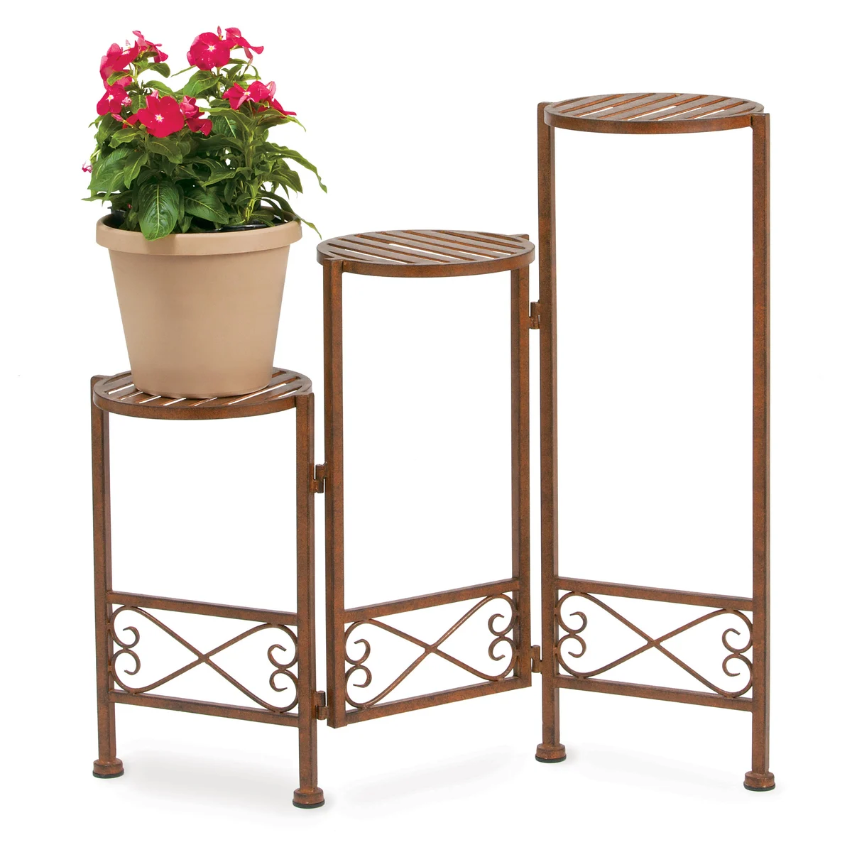 Deer Park Ironworks 3-Step Folding Plant Stand
