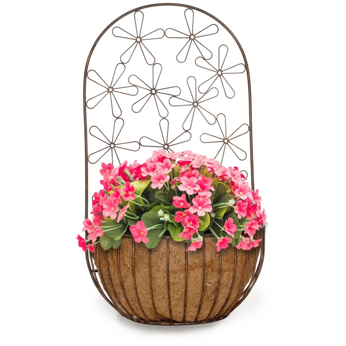 Deer Park Ironworks Multi Daisy Wall Planter